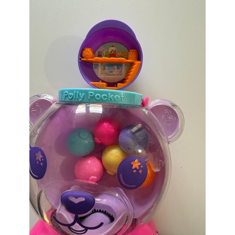 Polly Polly Pocket Gumball Bear Candy Shop Complete w Dolls &‎ Accessories - Picture 7 of 9